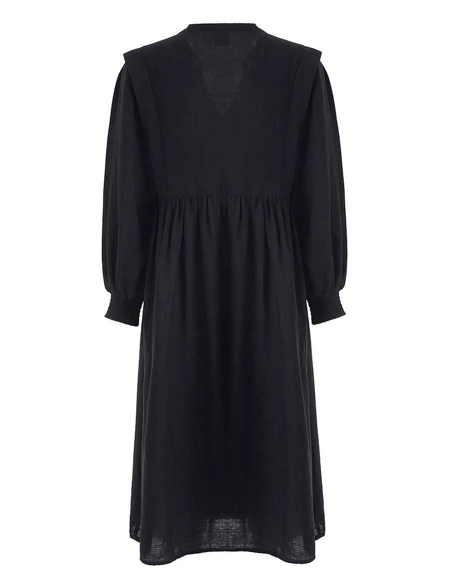 Luxzuz - Jerica Dress - midikleider - 999 black - 1