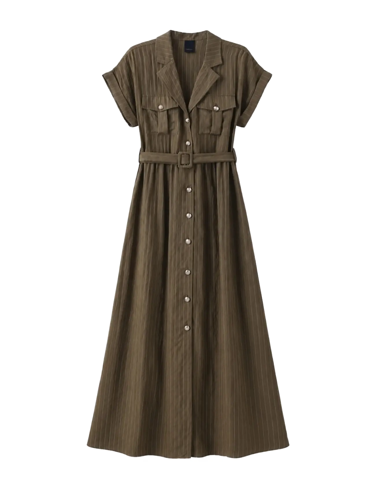 Luxzuz - Viana Dress - hemdkleider - army green - 1