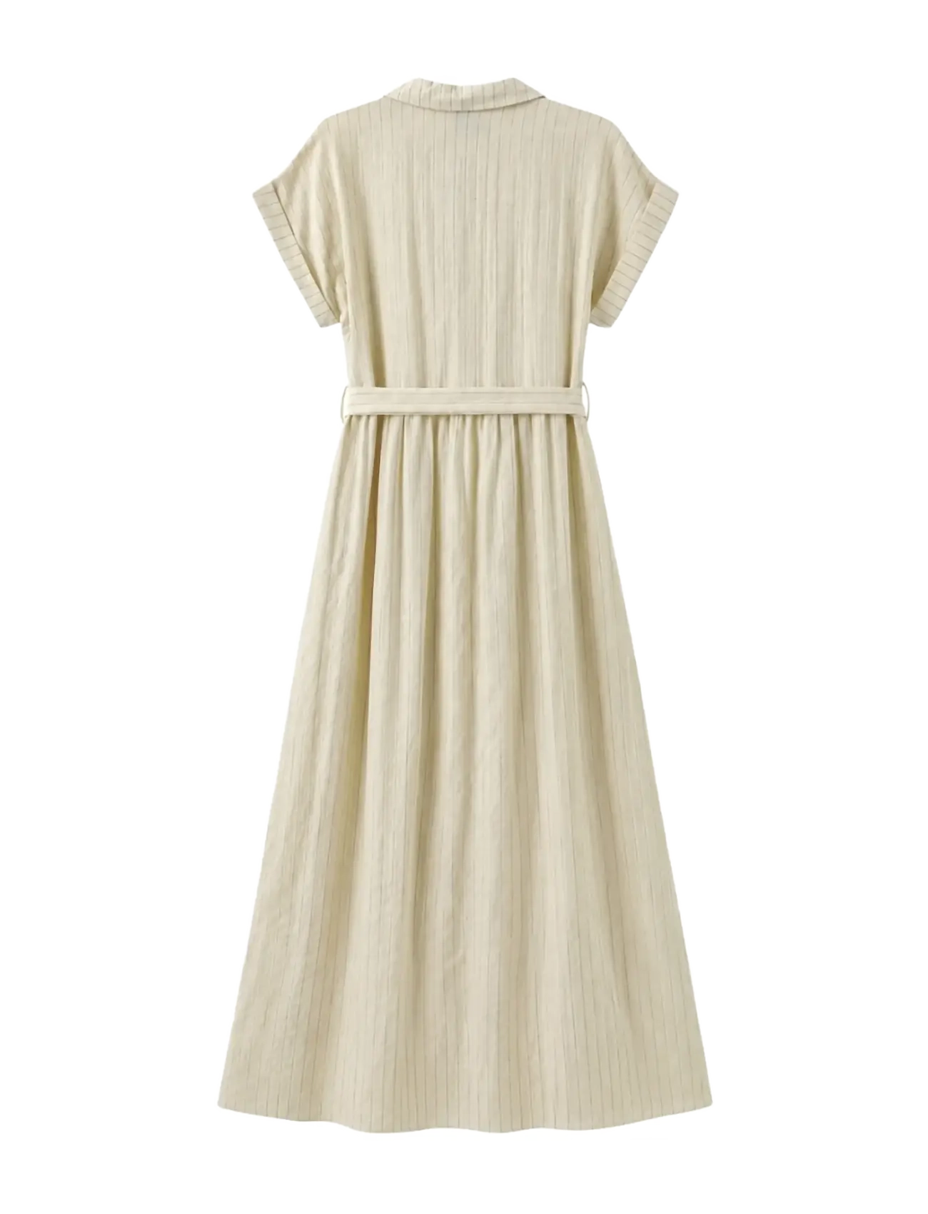 Luxzuz - Viana Dress - skjortekjoler - butter - 2