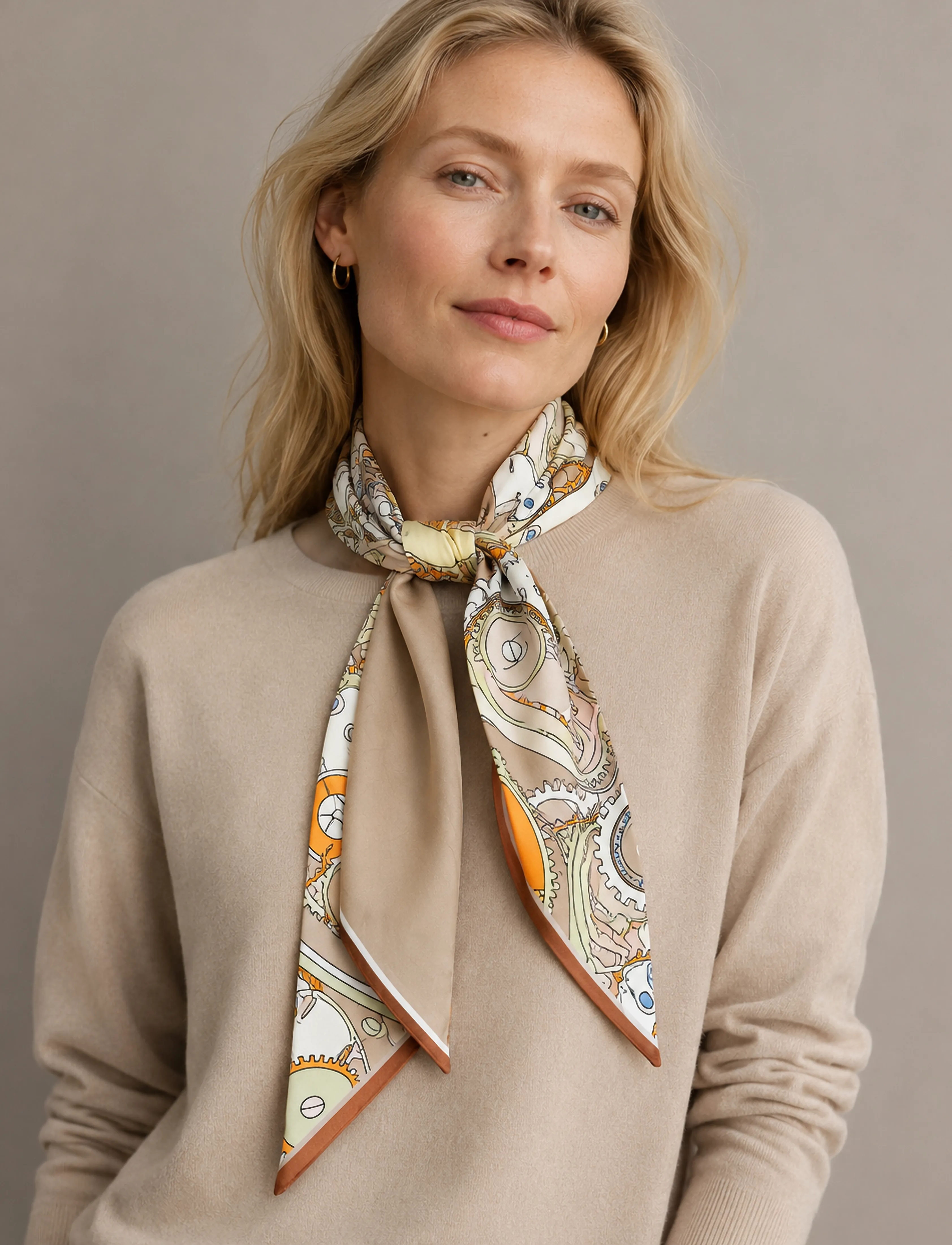 Luxzuz Lungo Scarf - Tynde tørklæder - 704 WARM SAND / beige