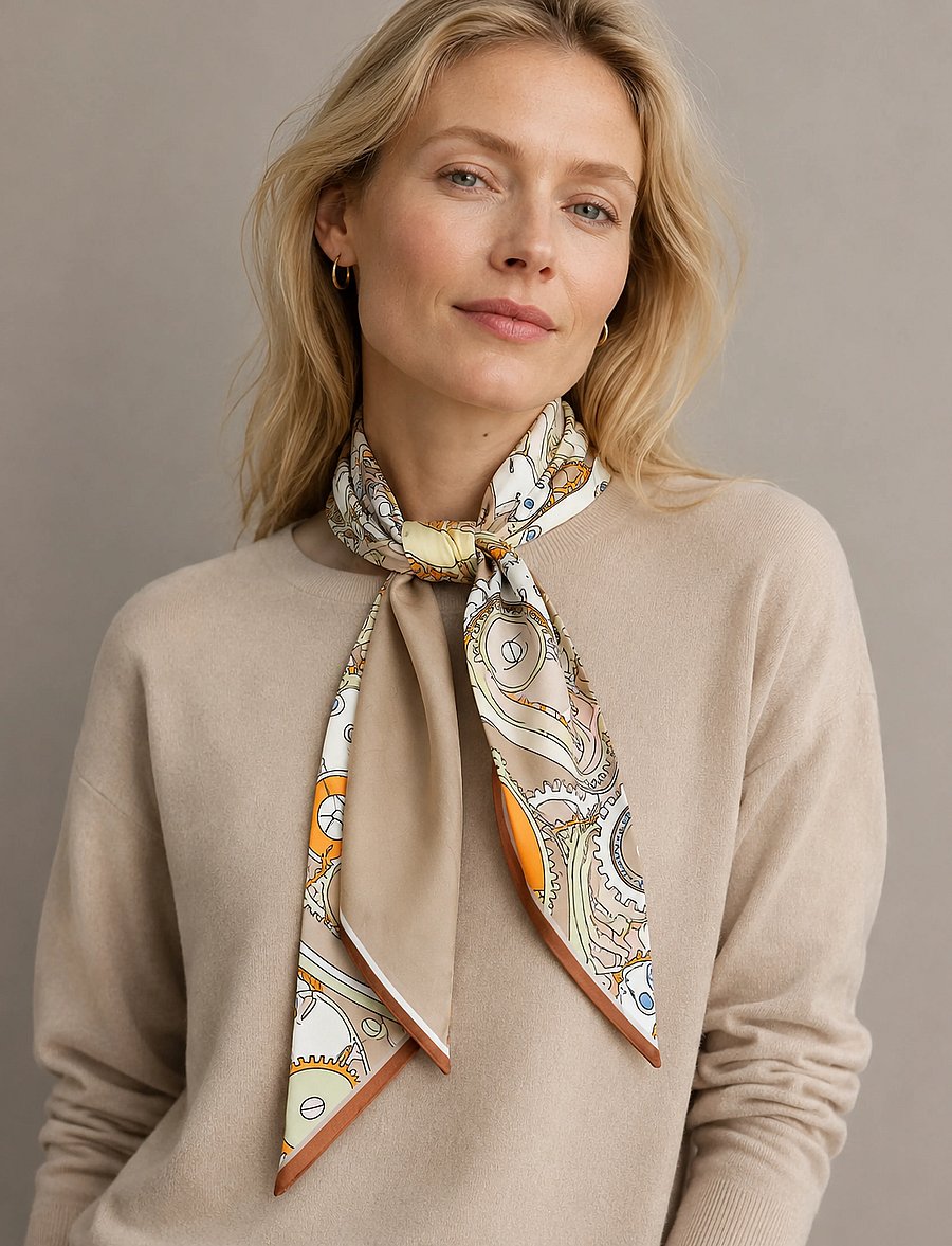 Luxzuz - Lungo Scarf - tynde tørklæder - 704 warm sand - 0