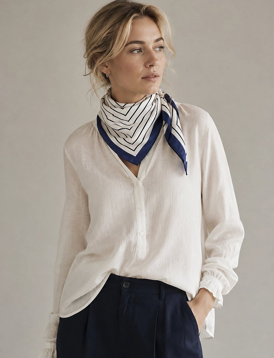 Luxzuz - Bandito Scarf - tynde tørklæder - 558 dazzling blue - 0