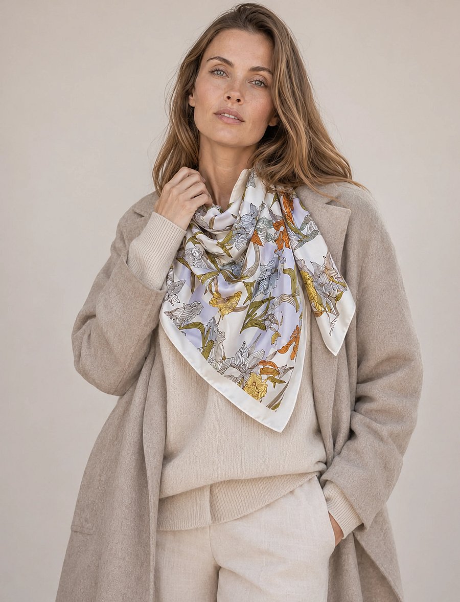 Luxzuz - Bandolara Scarf - tynde tørklæder - 421 lavender - 0