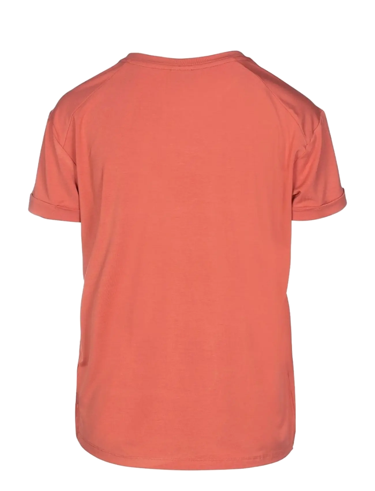 Luxzuz - Karin Bamboo T-Shirt - t-shirts - 216 apricot brandy - 2