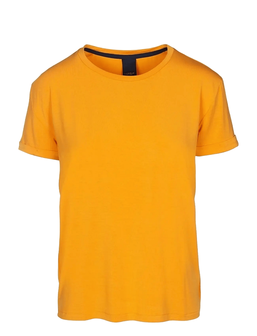 Luxzuz - Karin Bamboo T-Shirt - t-shirts - 217 marmalade - 1