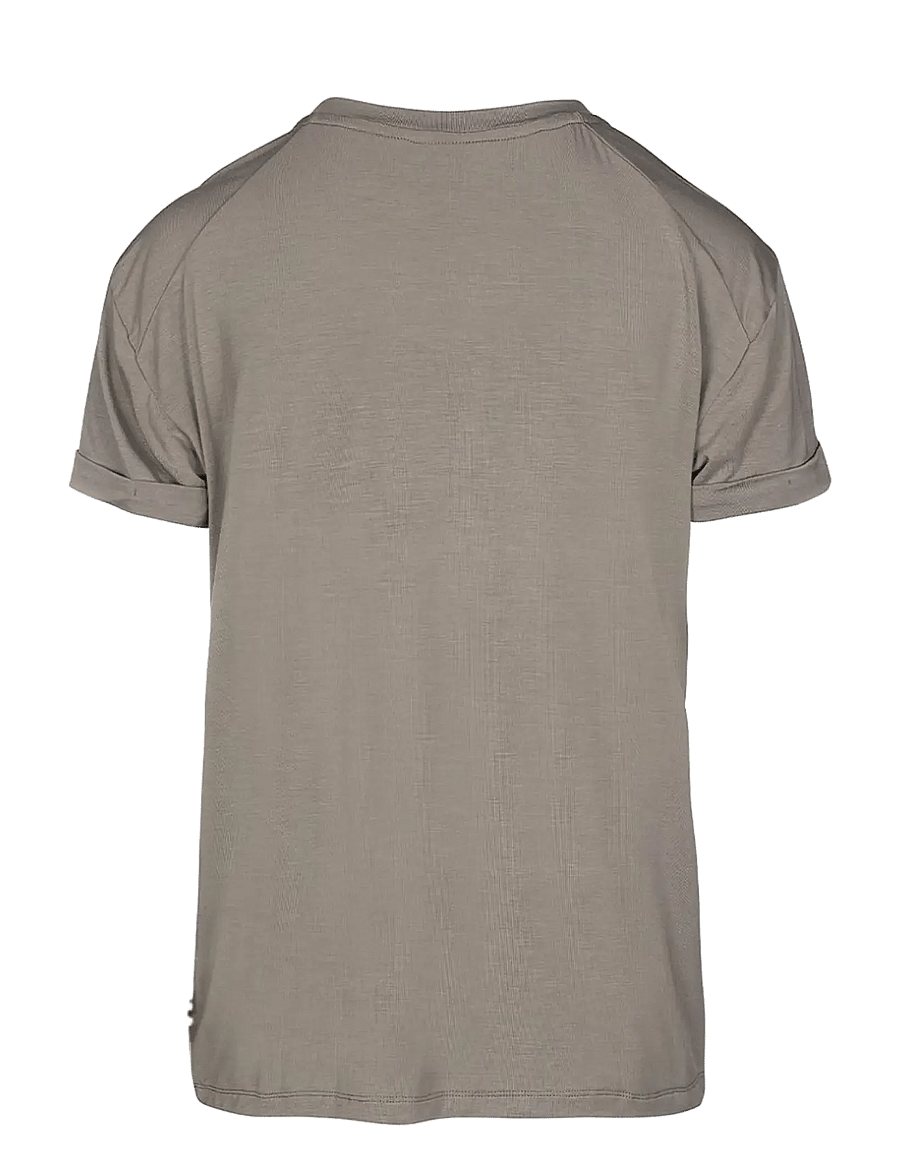 Luxzuz - Karin Bamboo T-Shirt - t-särgid - 815 moon mist - 2