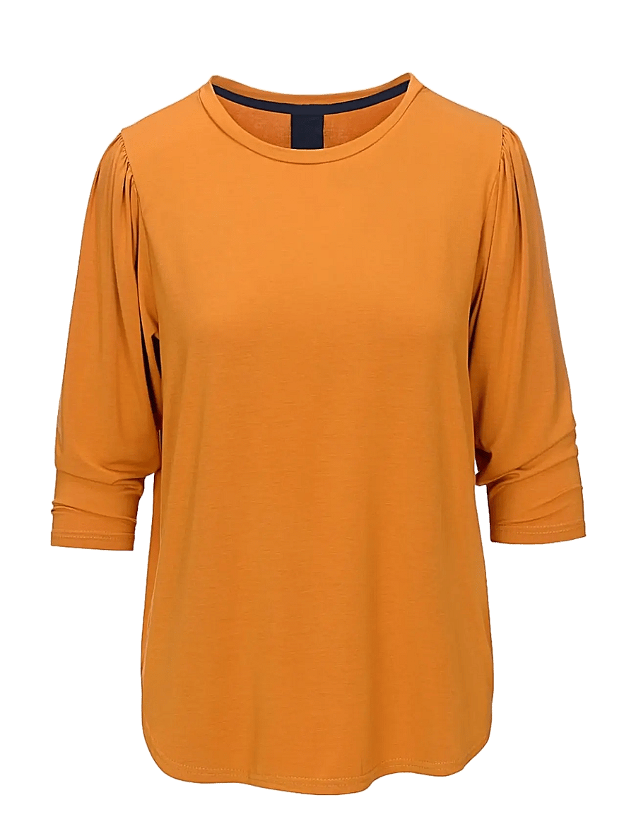 Luxzuz - Lailong Bamboo T-shirt - t-shirts - 236 sudan brown - 1