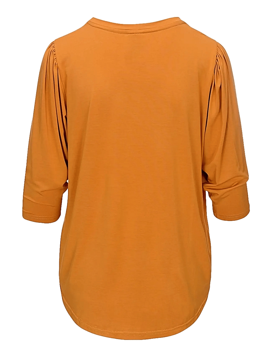 Luxzuz - Lailong Bamboo T-shirt - t-shirts - 236 sudan brown - 2