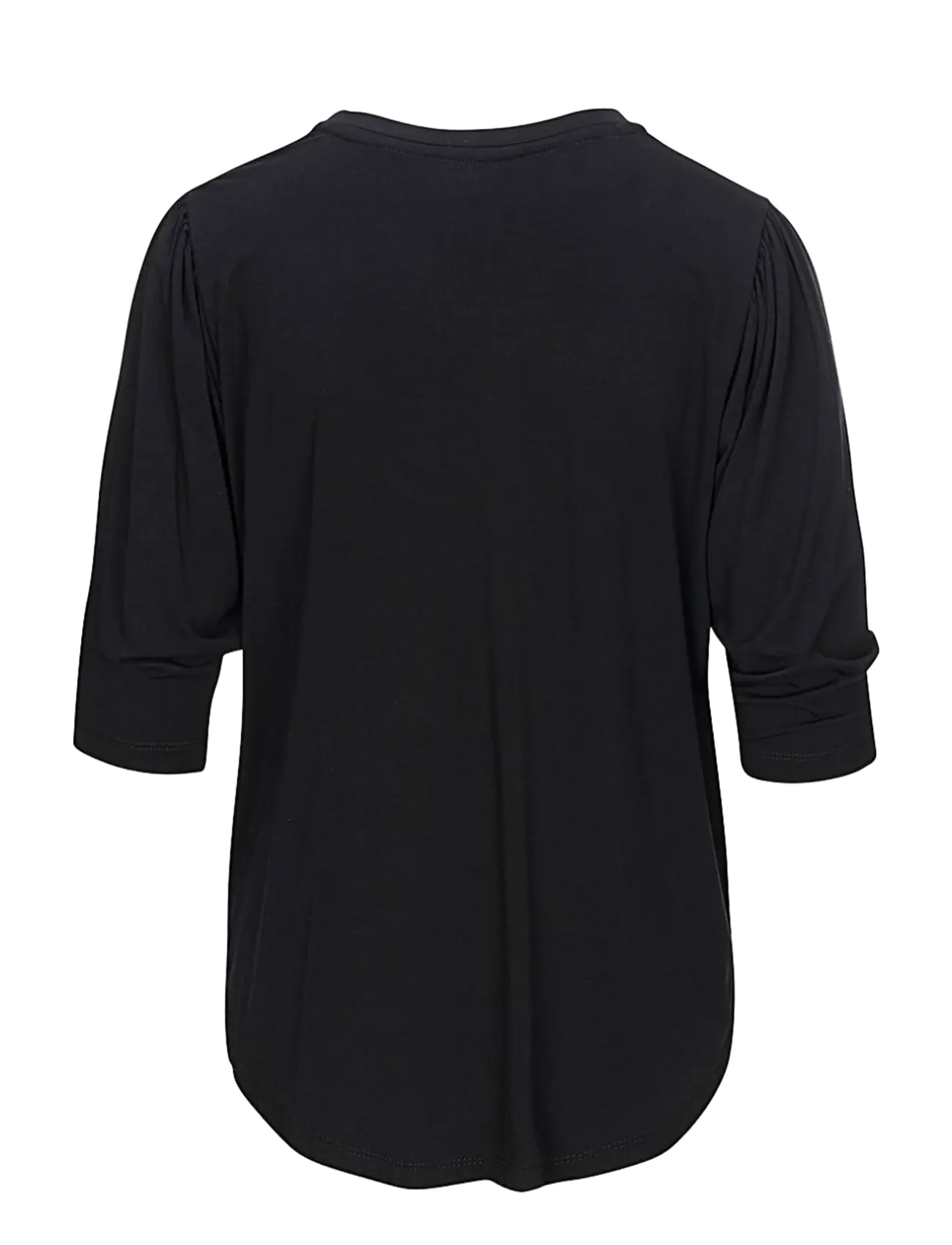 Luxzuz - Lailong Bamboo T-shirt - t-shirts - 999 black - 2