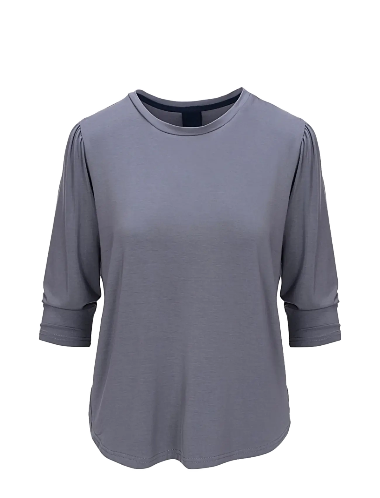 Luxzuz Lailong Bamboo T-shirt - T-shirts - STEEL GREY / grey
