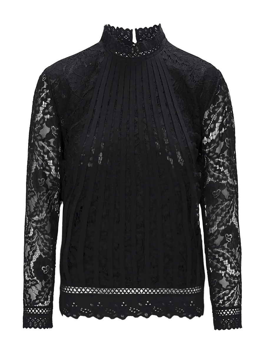 Luxzuz - Laizy Blouse - 999 black - 1