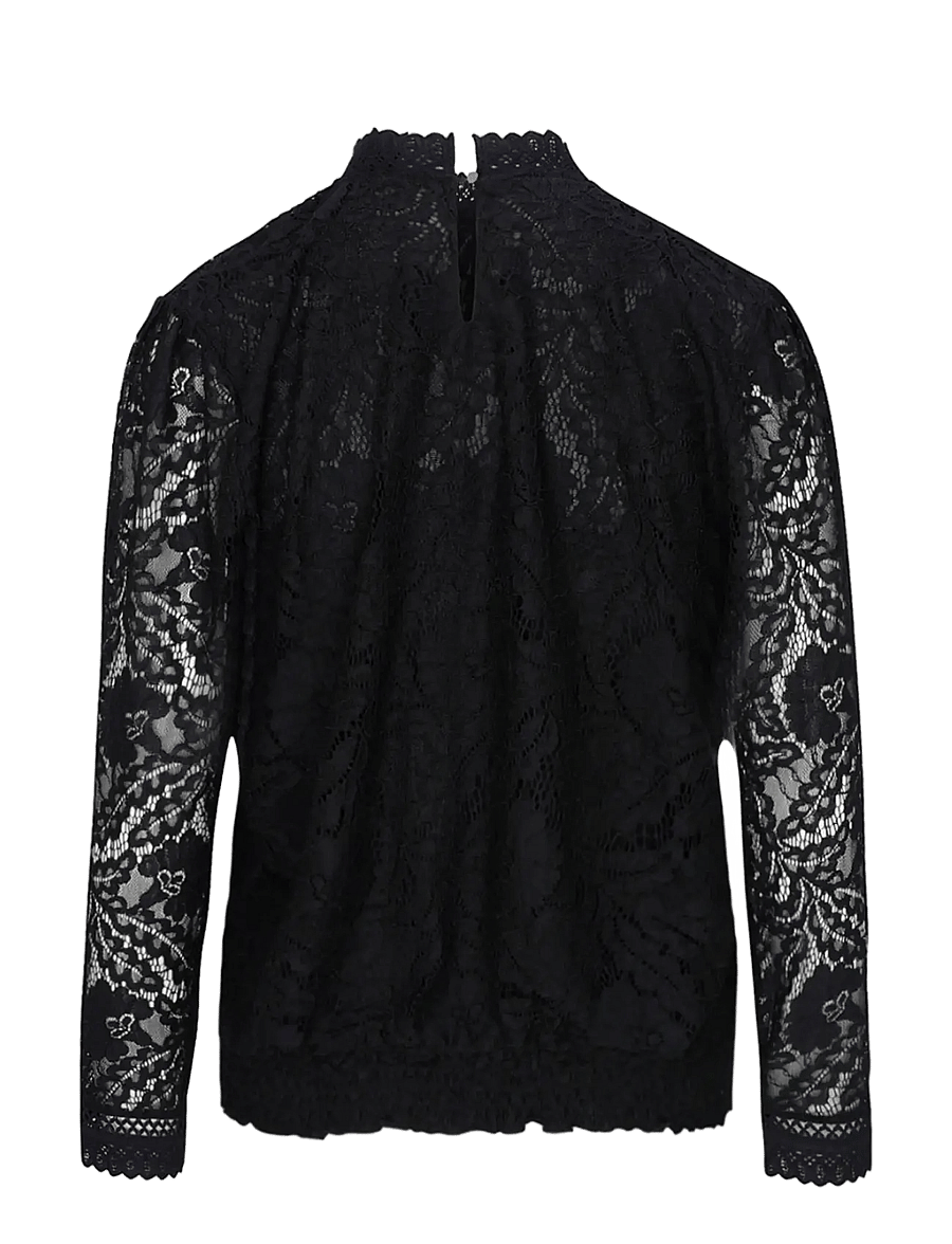 Luxzuz - Laizy Blouse - 999 black - 2