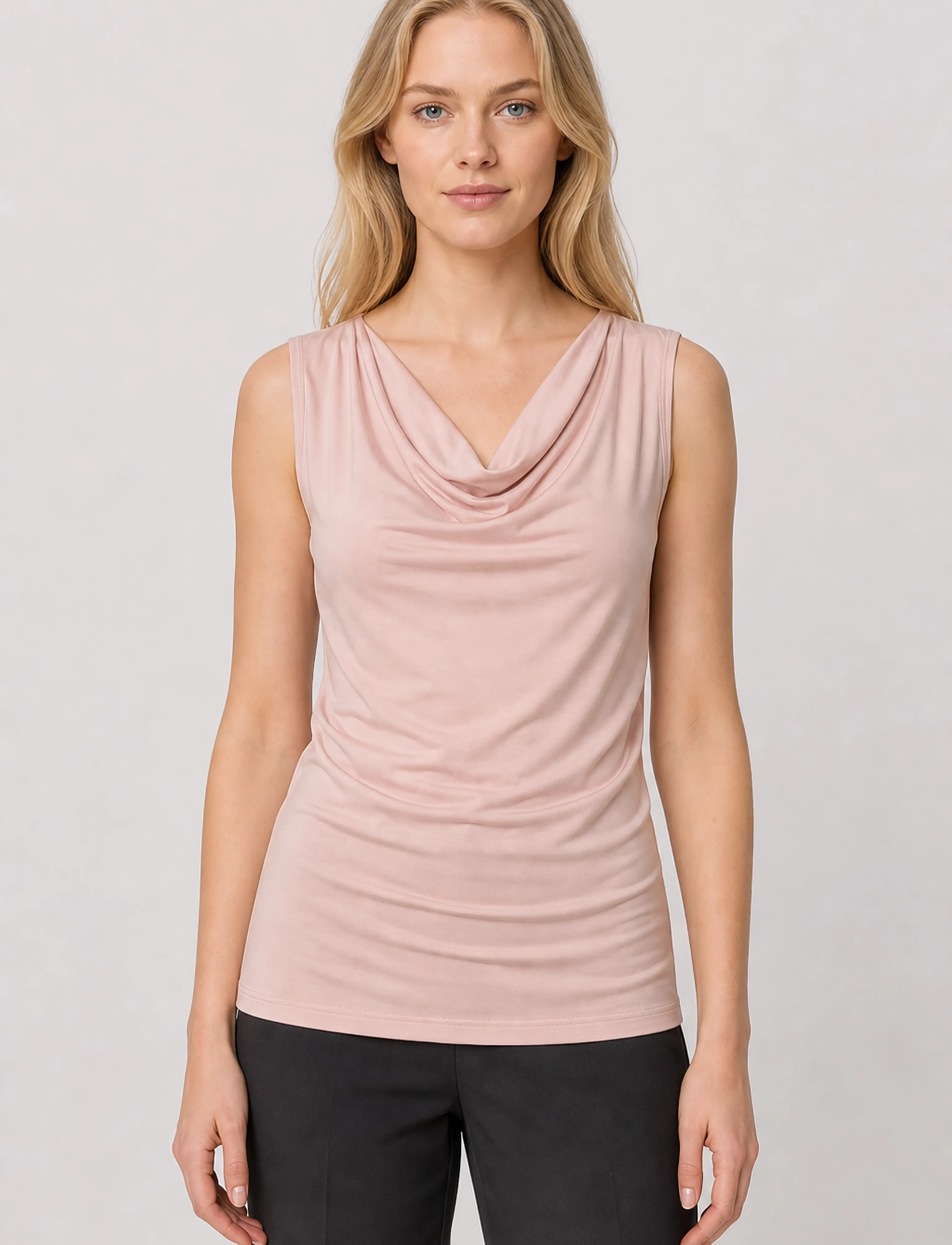 Luxzuz Pian Top - Tanktops - 302 ROSE SMOKE / pink/rose