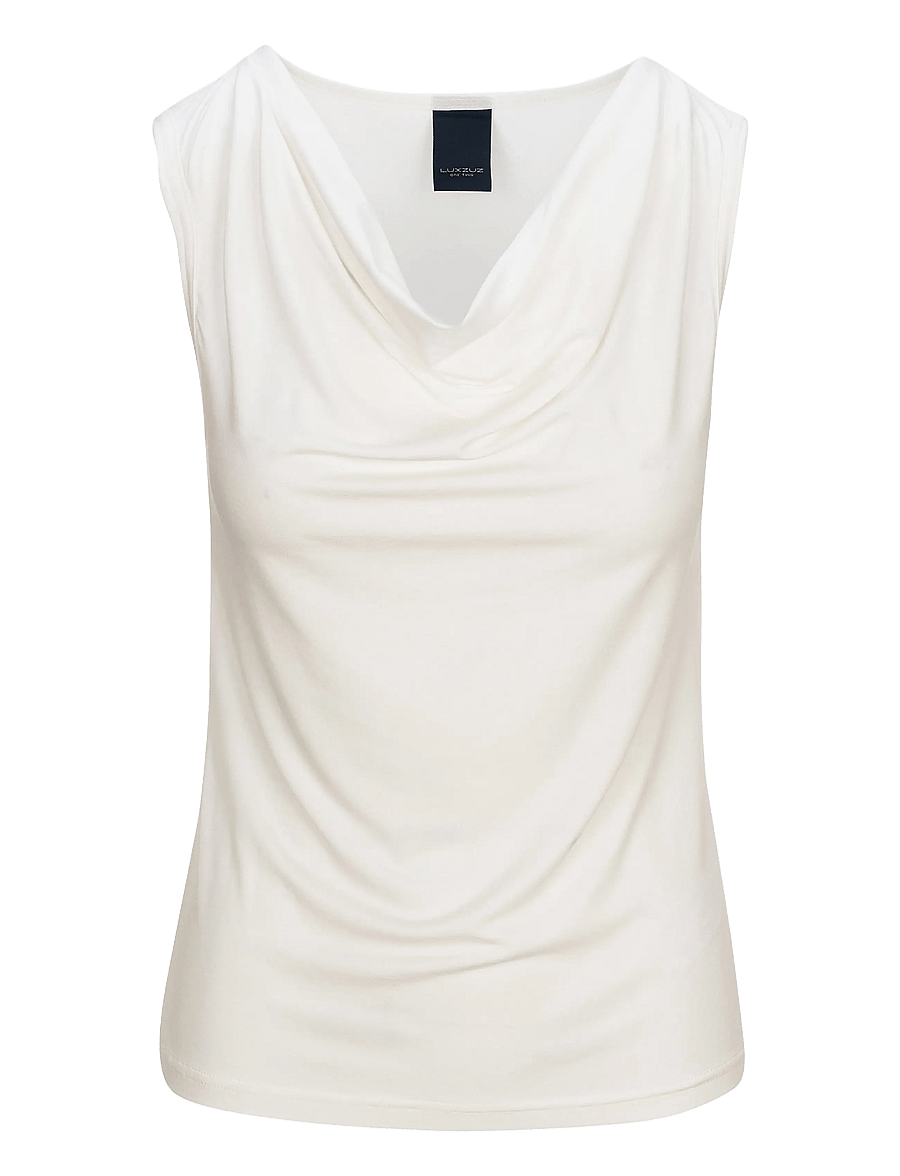 Luxzuz - Pian Top - Ärmellose tops - 737 cream - 1
