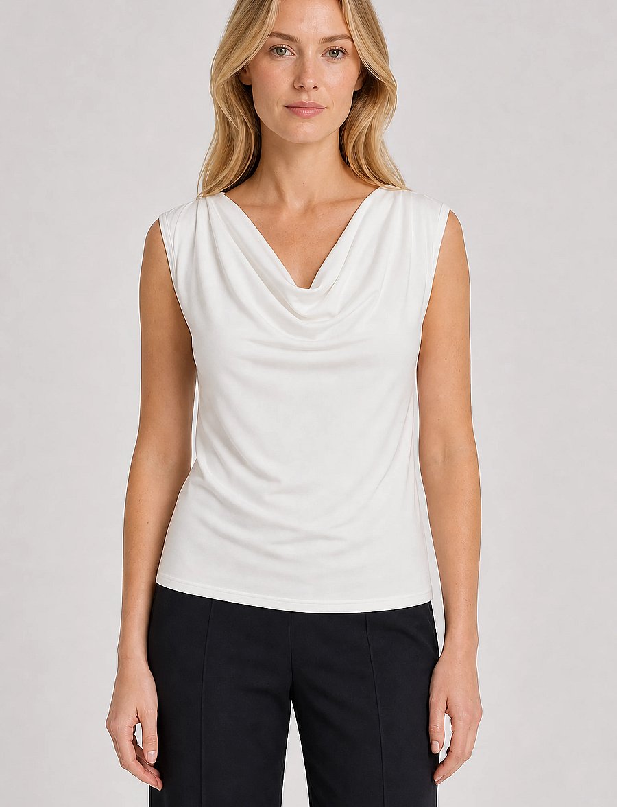 Luxzuz - Pian Top - Ärmellose tops - 737 cream - 0