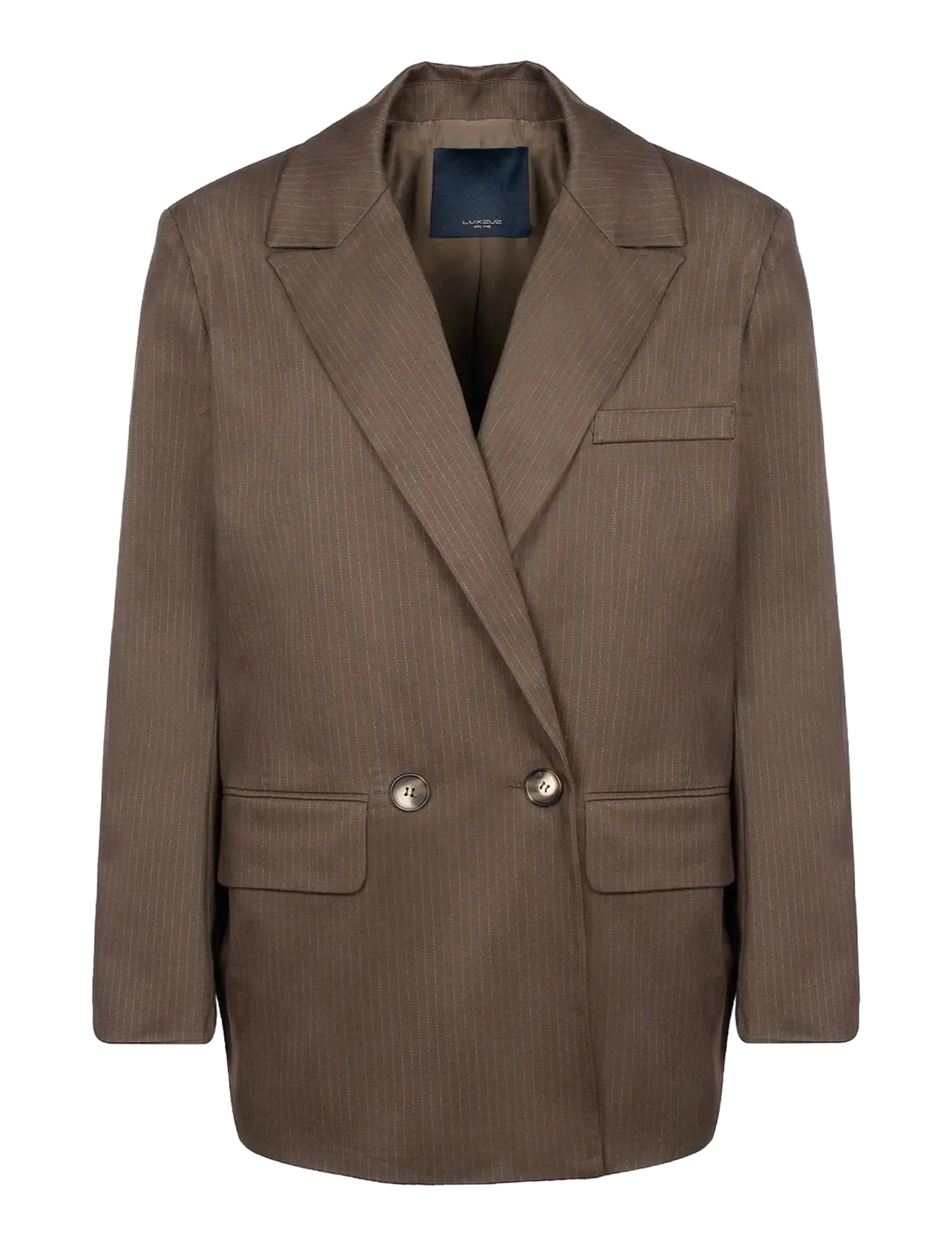 Luxzuz Boeline Jacket - Luxzuz - 699 CHOCOLATE BROWN / brown
