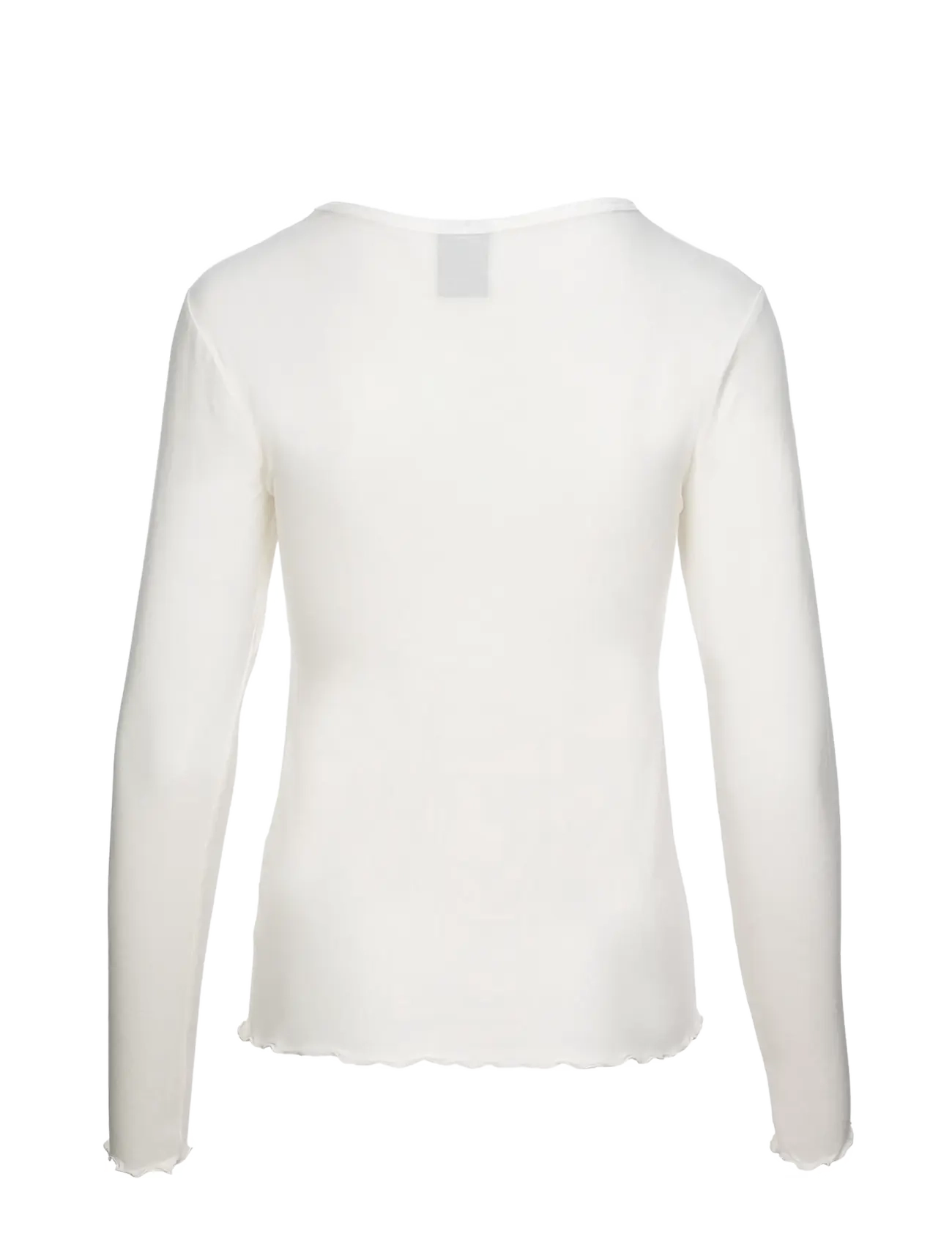Luxzuz - Sigba Bamboo T-shirt - efterårstøj - 737 cream - 2