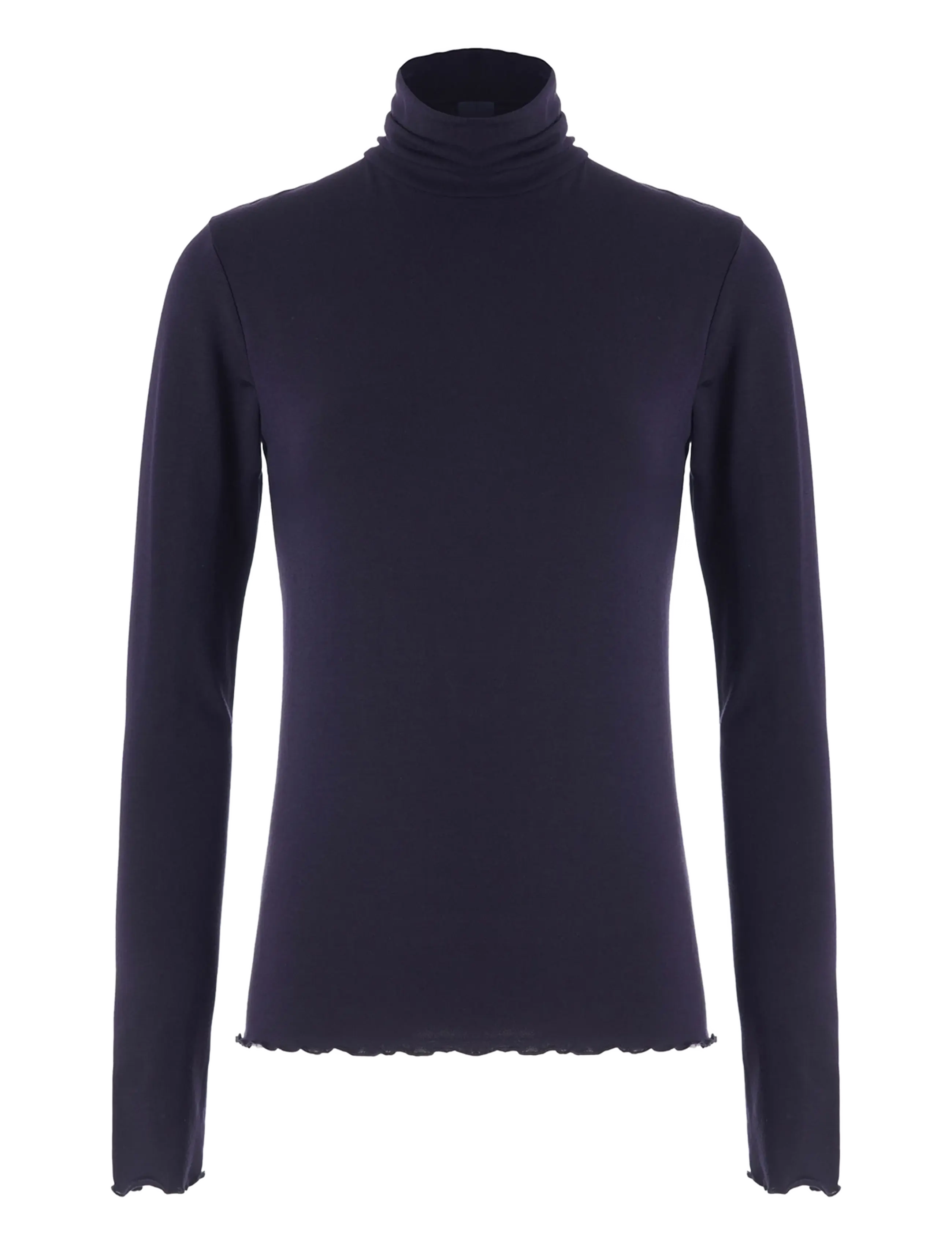 LUXZUZ Jachio Bamboo Rollneck Navy - XXL - Damen