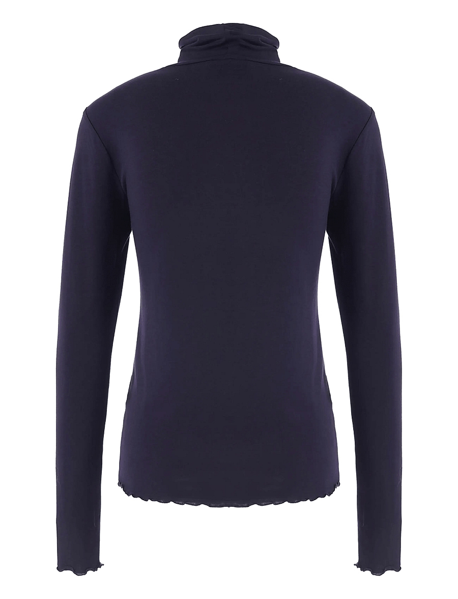Luxzuz - Jachio Bamboo Rollneck - 577 night blue - 1