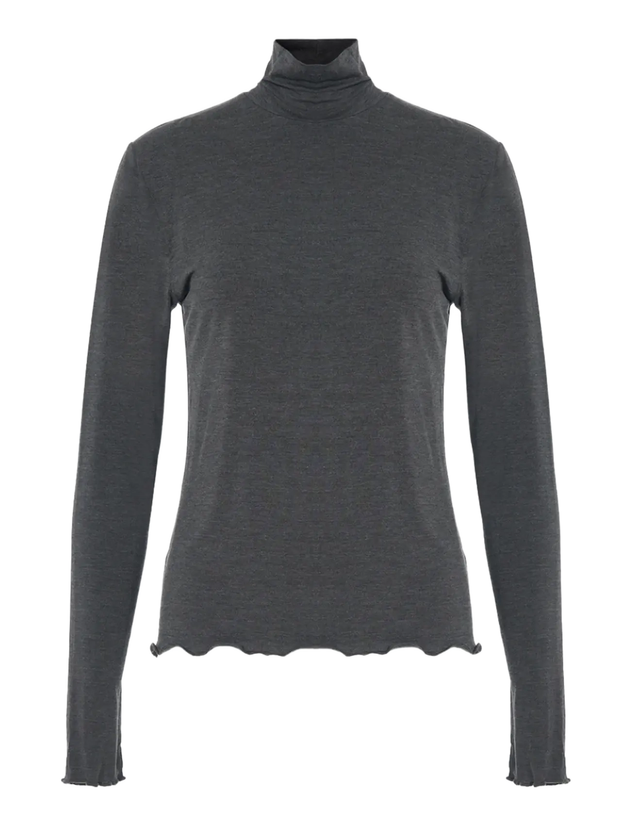 LUXZUZ Jachio Bamboo Rollneck Grau - XXL - Damen