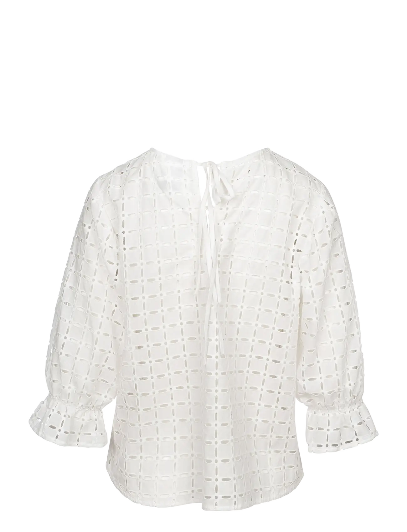 Luxzuz - Constan Blouse - kurzärmelige blusen - 737 cream - 2