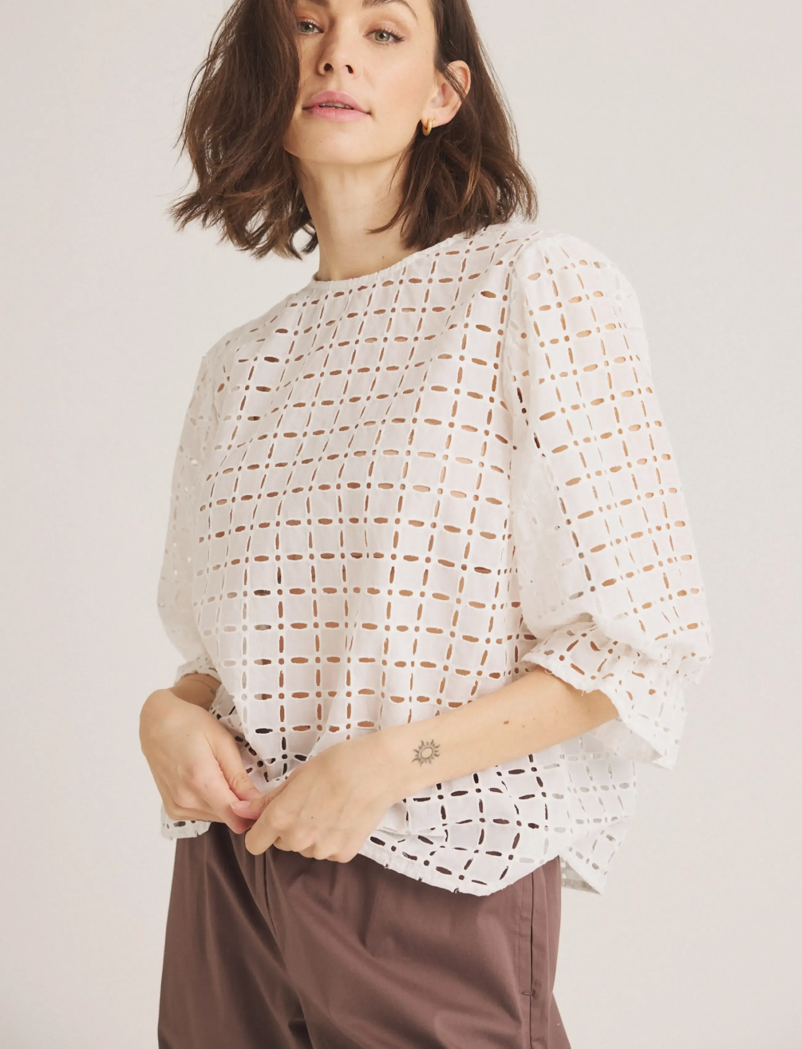 Luxzuz Constan Blouse - Blusen - 737 CREAM / cream