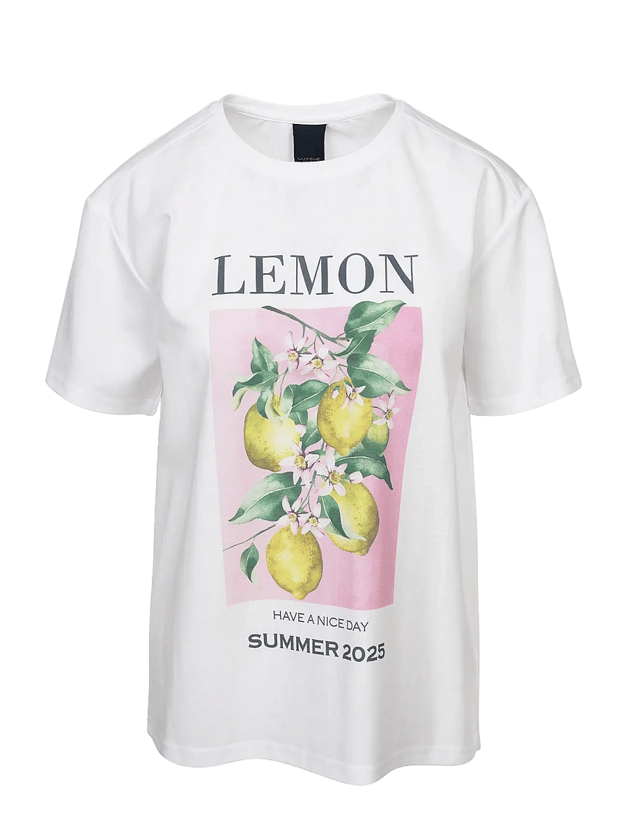 Luxzuz - Lemo T-shirt - t-shirts - 901 white - 1