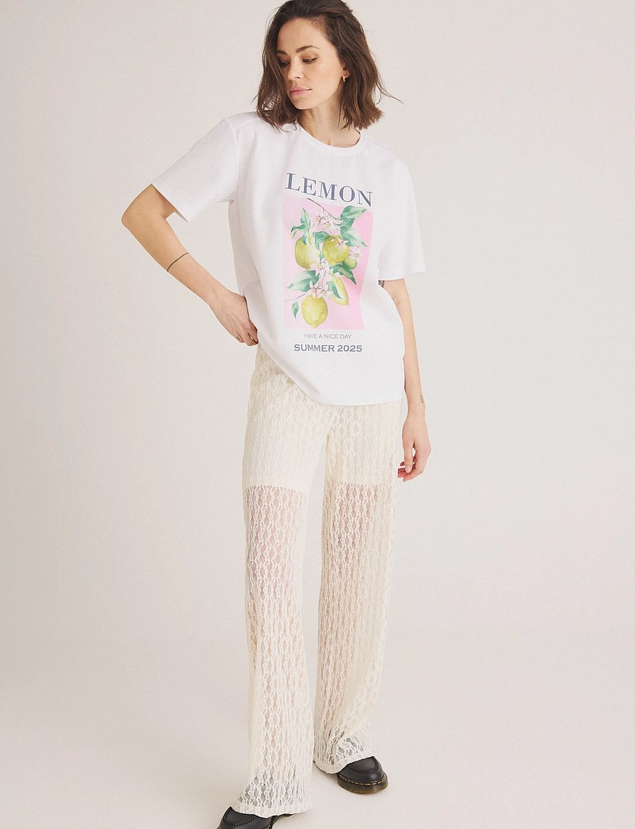 Luxzuz - Lemo T-shirt - t-shirts - 901 white - 0