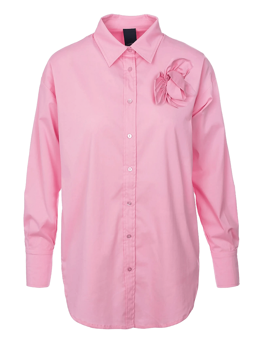 Luxzuz - Gerflow Shirt - langärmlige hemden - 314 rose shadow - 1