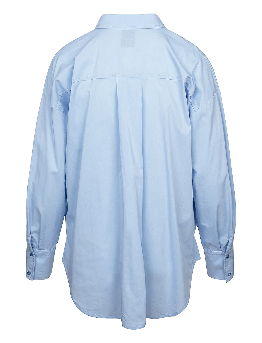 Luxzuz - Gerflow Shirt - langärmlige hemden - 511 brunnera blue - 2