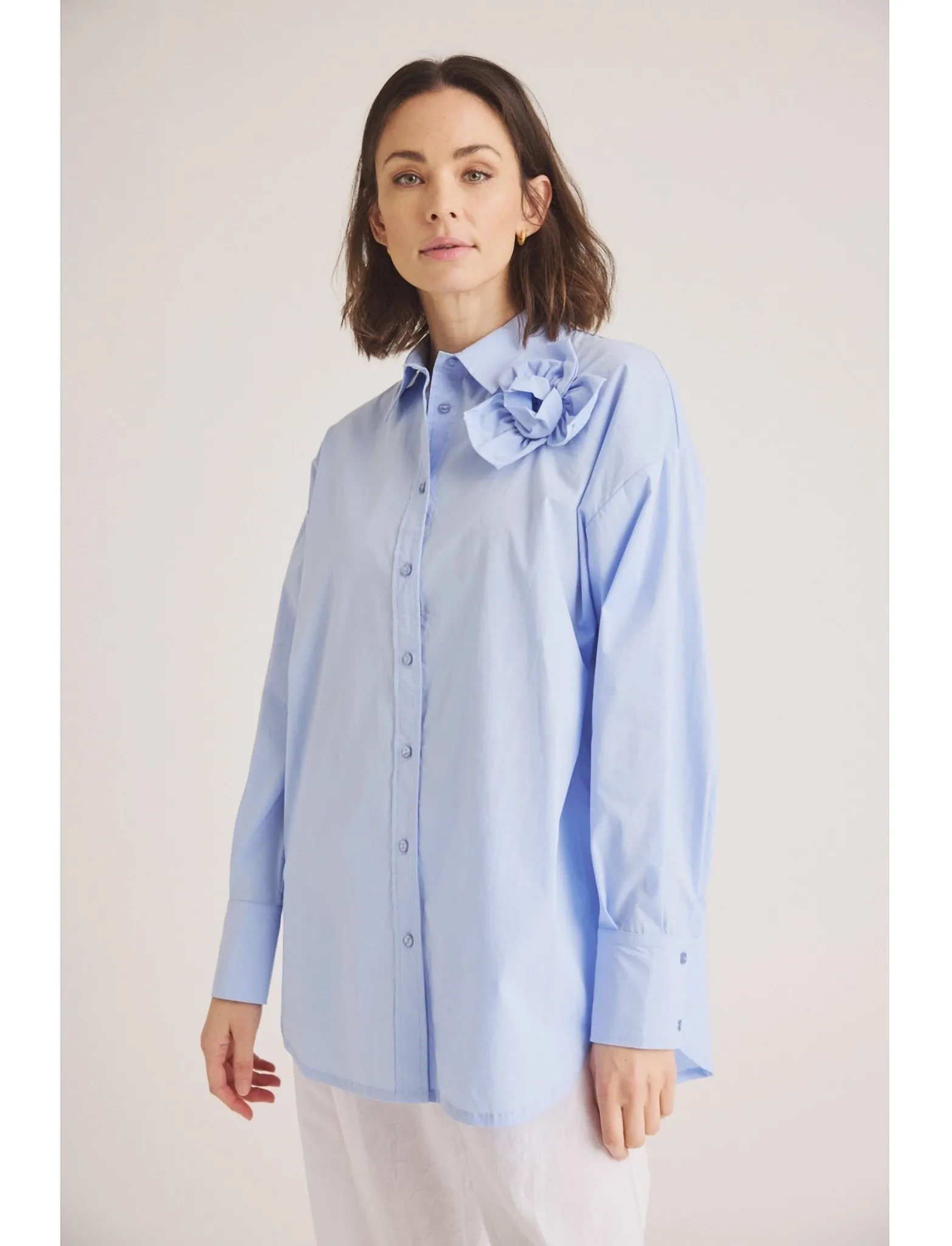 Luxzuz Gerflow Shirt - Hemden - 511 BRUNNERA BLUE / blue