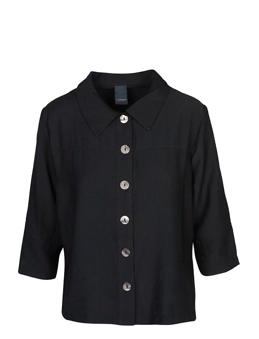 Luxzuz - Kirsti Jacket - frühlingsjacken - 999 black - 1