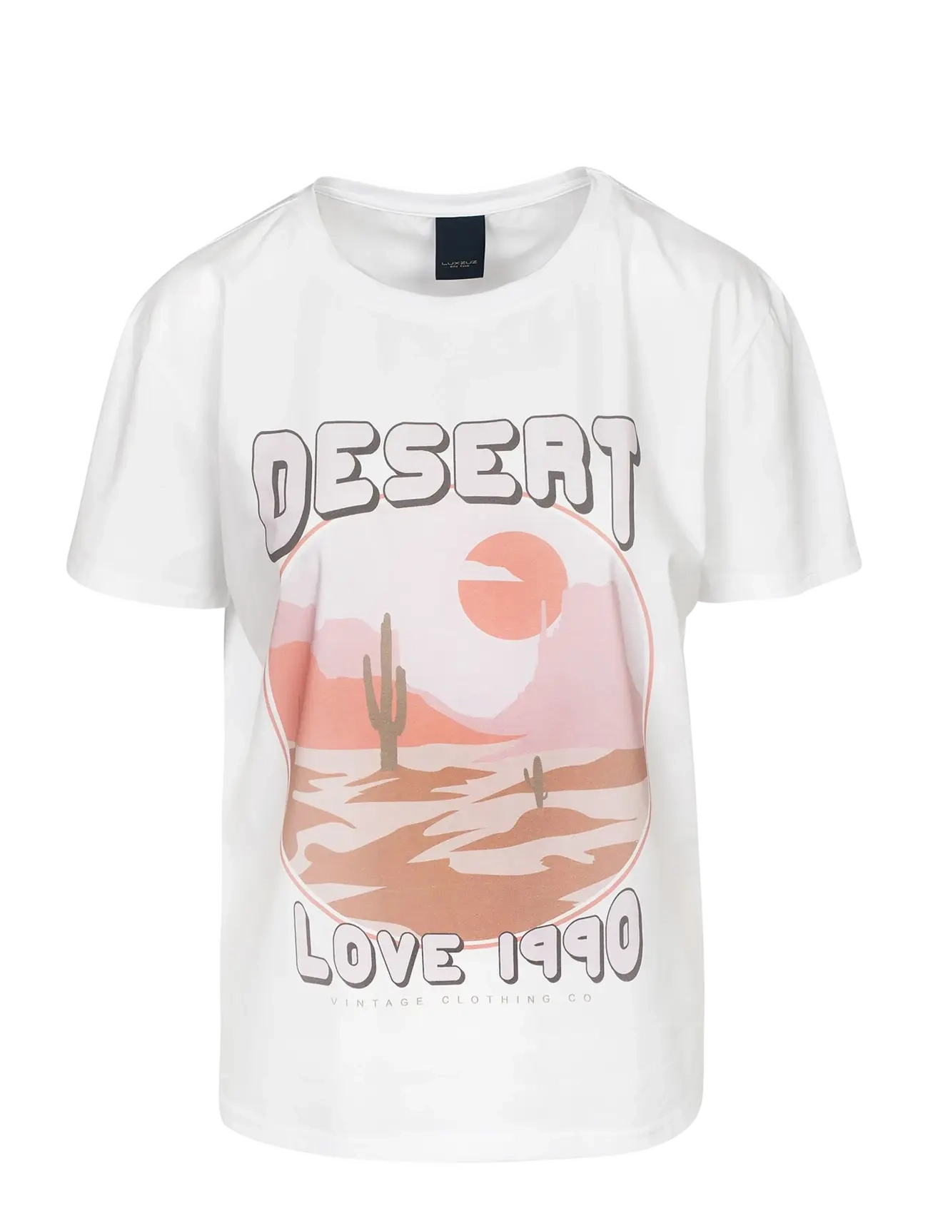 Luxzuz - Desert Love T-shirt - t-shirts - 901 white - 1