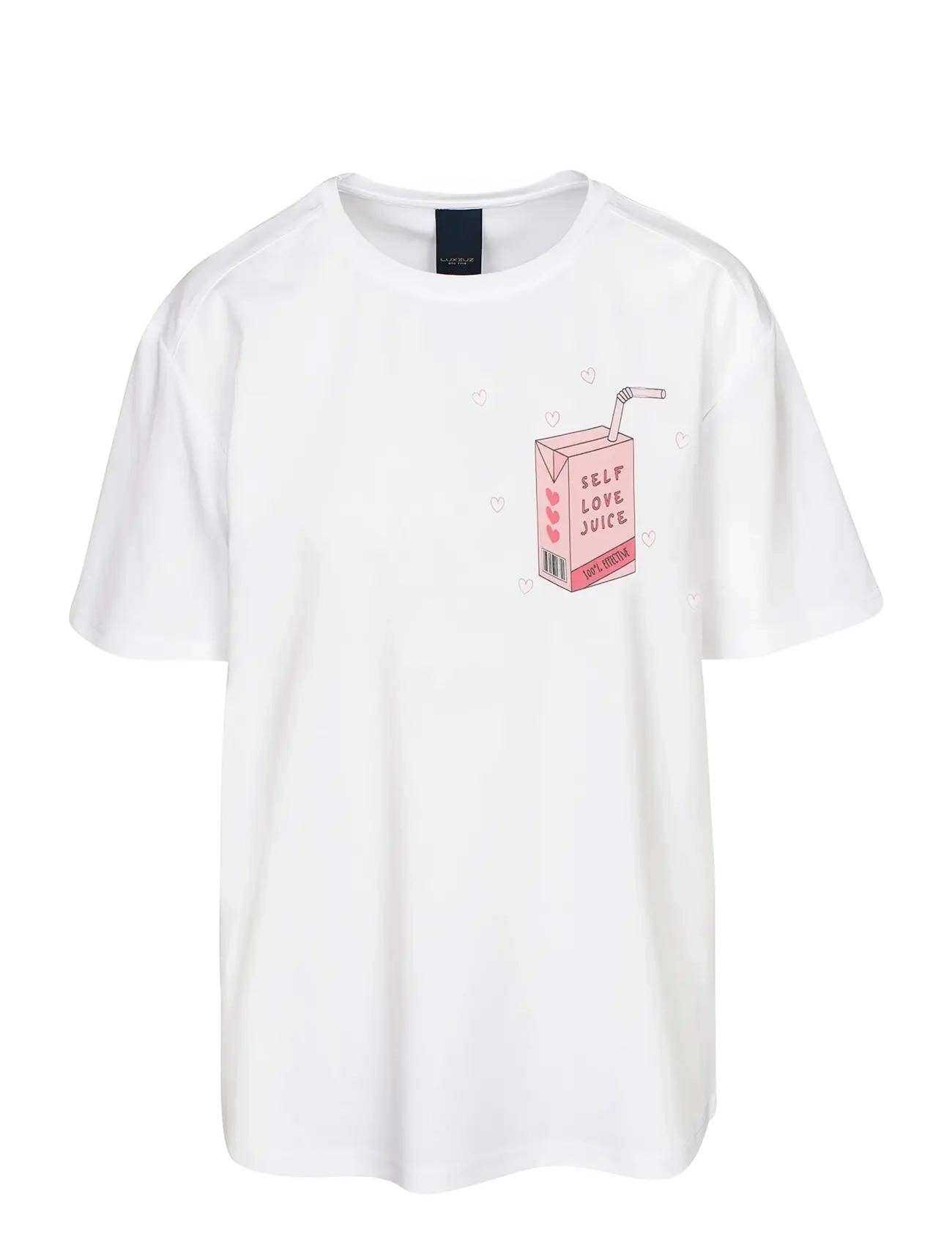 LUXZUZ Self Love Juice T-Shirt Weiß - M/L - Damen