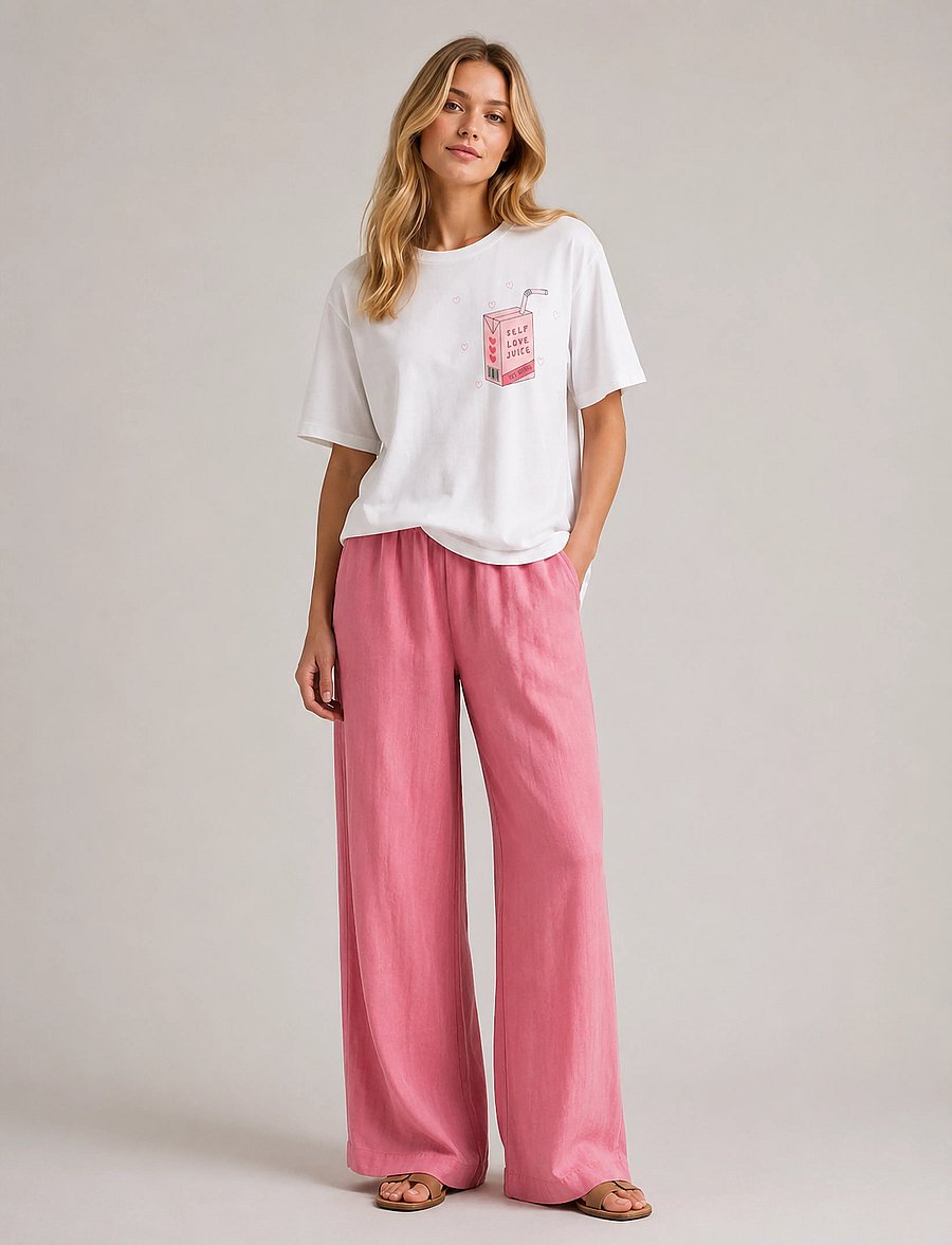 Luxzuz - Self Love Juice T-shirt - t-shirts - 901 white - 0