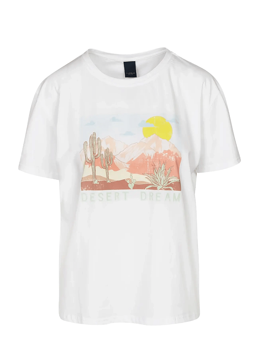 Luxzuz - Desert Dream T-shirt - t-shirts - 901 white - 1
