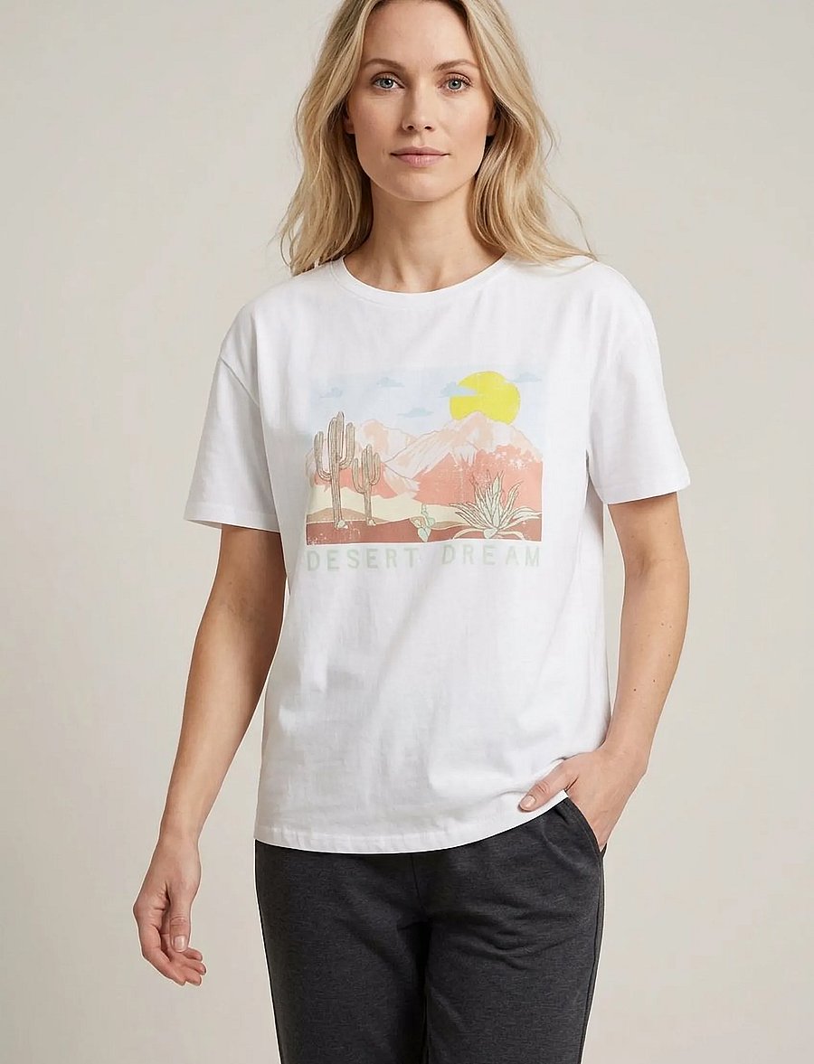 Luxzuz - Desert Dream T-shirt - t-shirts - 901 white - 0