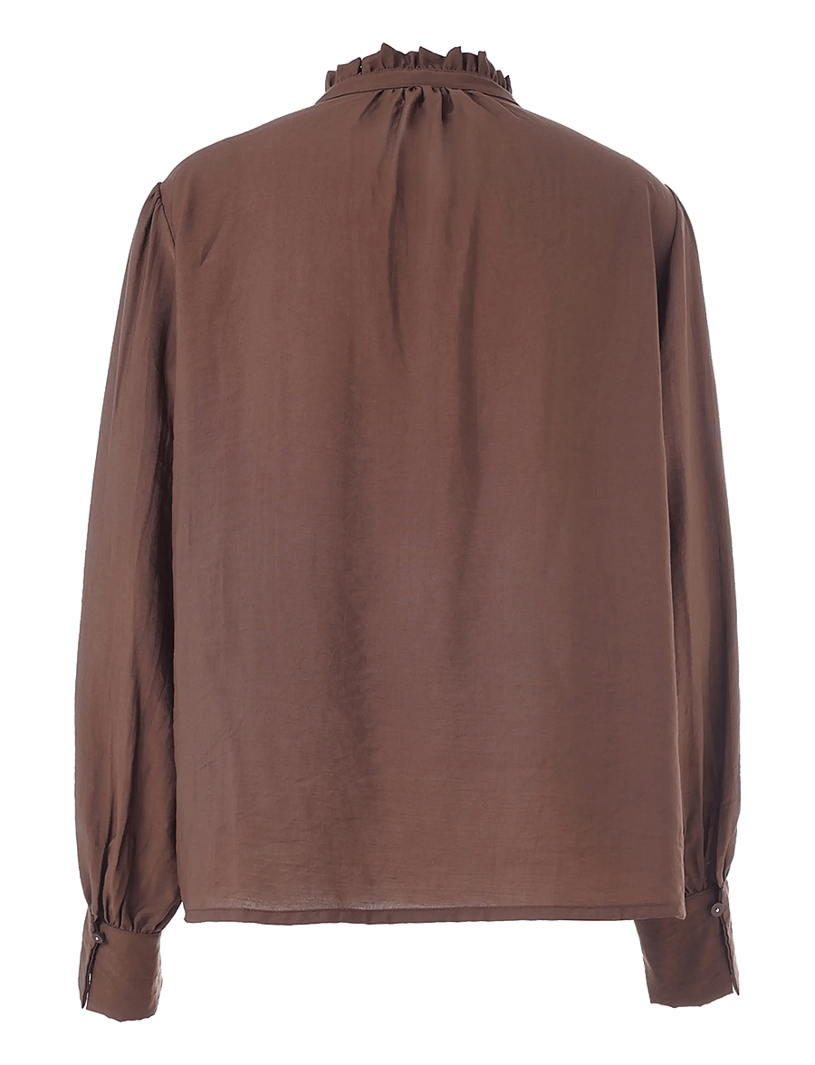 Luxzuz - Flow Blouse - 766 chicory coffee - 2