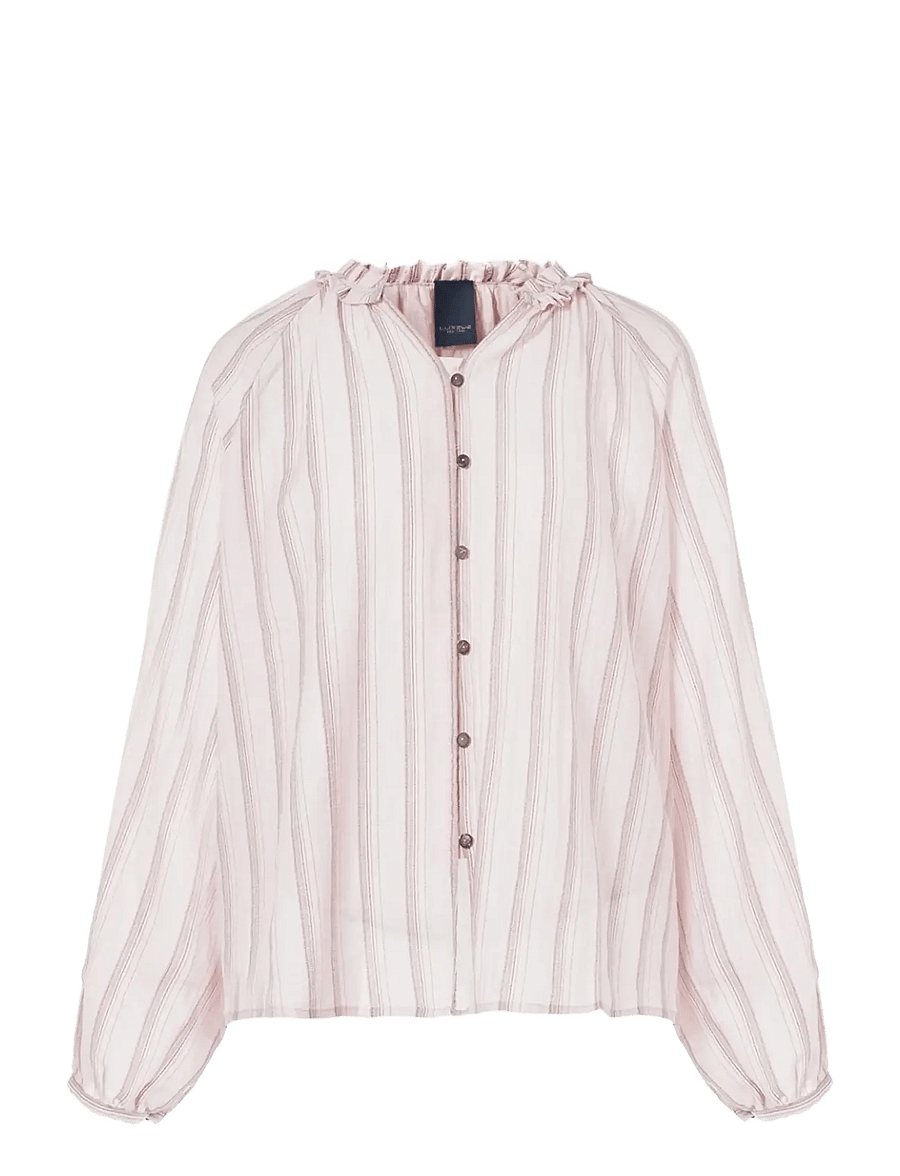 Luxzuz - Chalina Shirt - langärmlige hemden - 384 cradle pink - 1