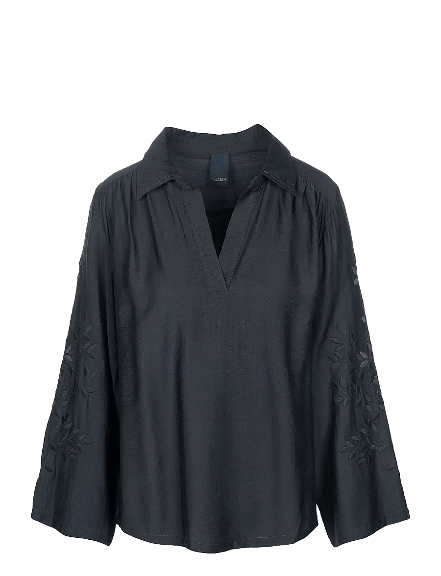 Luxzuz - Siwano Blouse - 829 vulcan - 1