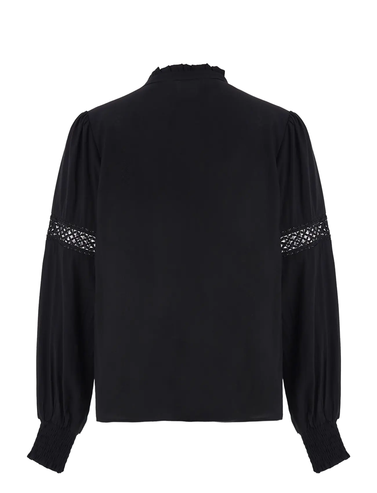Luxzuz - Jillie Blouse - langärmelige blusen - 999 black - 2