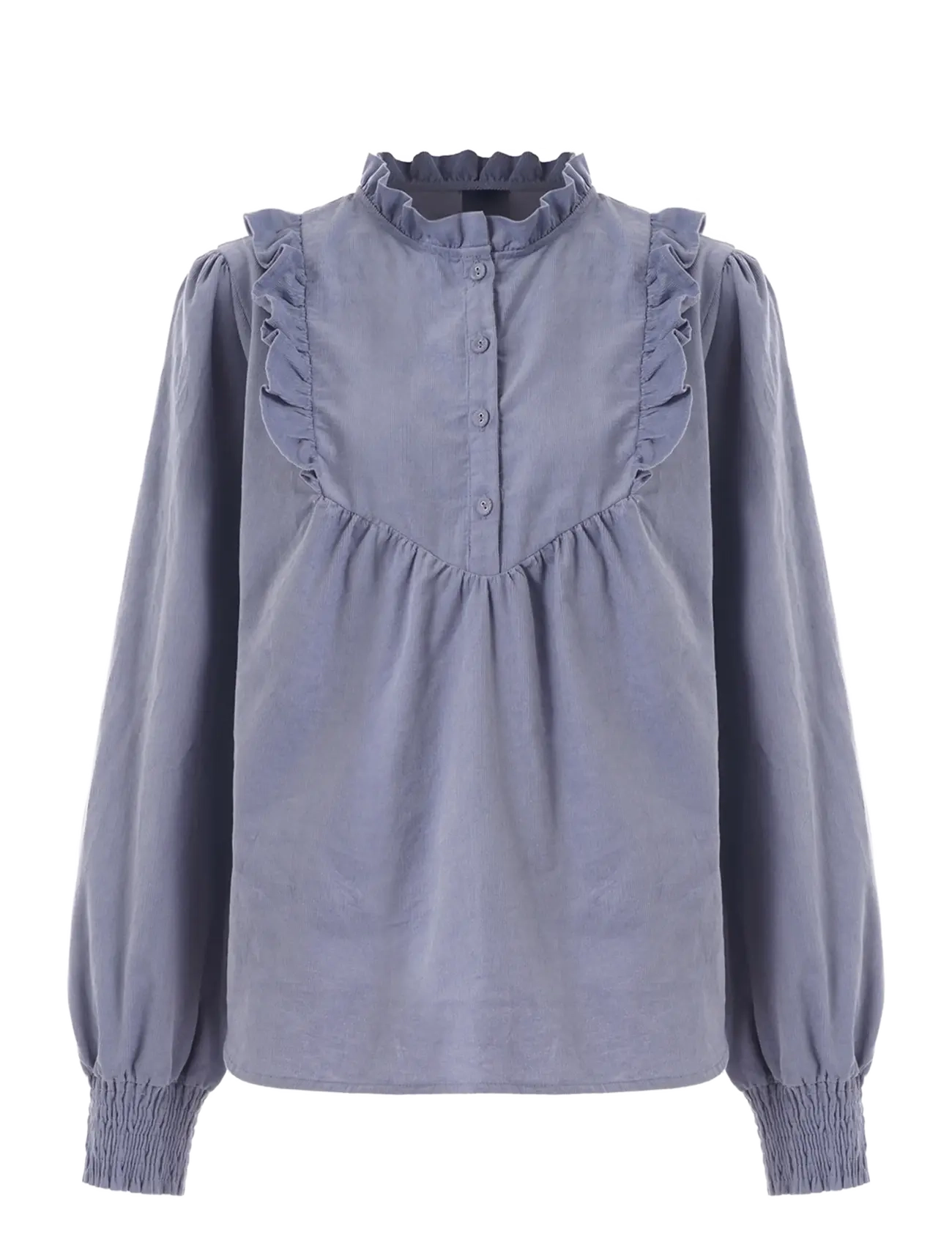 Luxzuz Josefia Blouse - Blusen - 531 FADED DENIM / blue