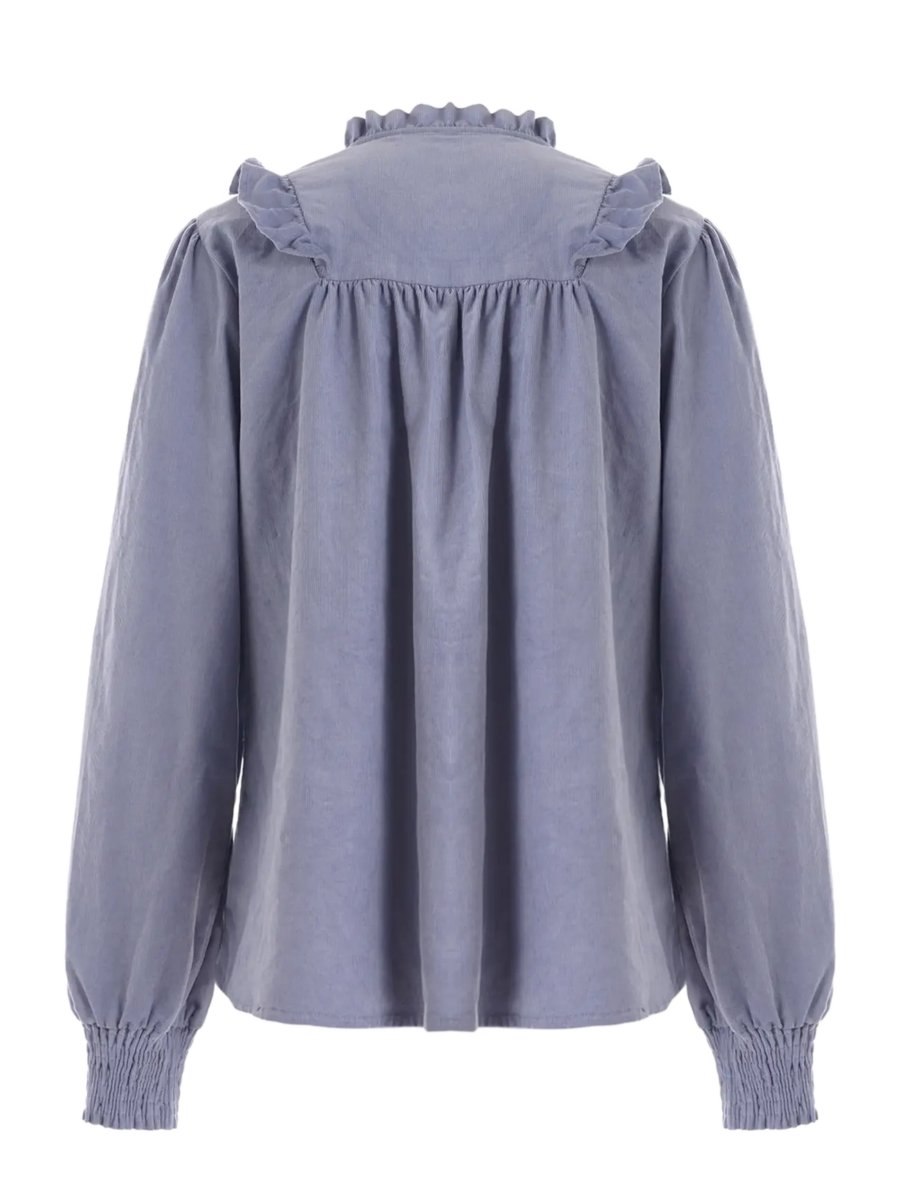 Luxzuz - Josefia Blouse - langärmelige blusen - 531 faded denim - 1