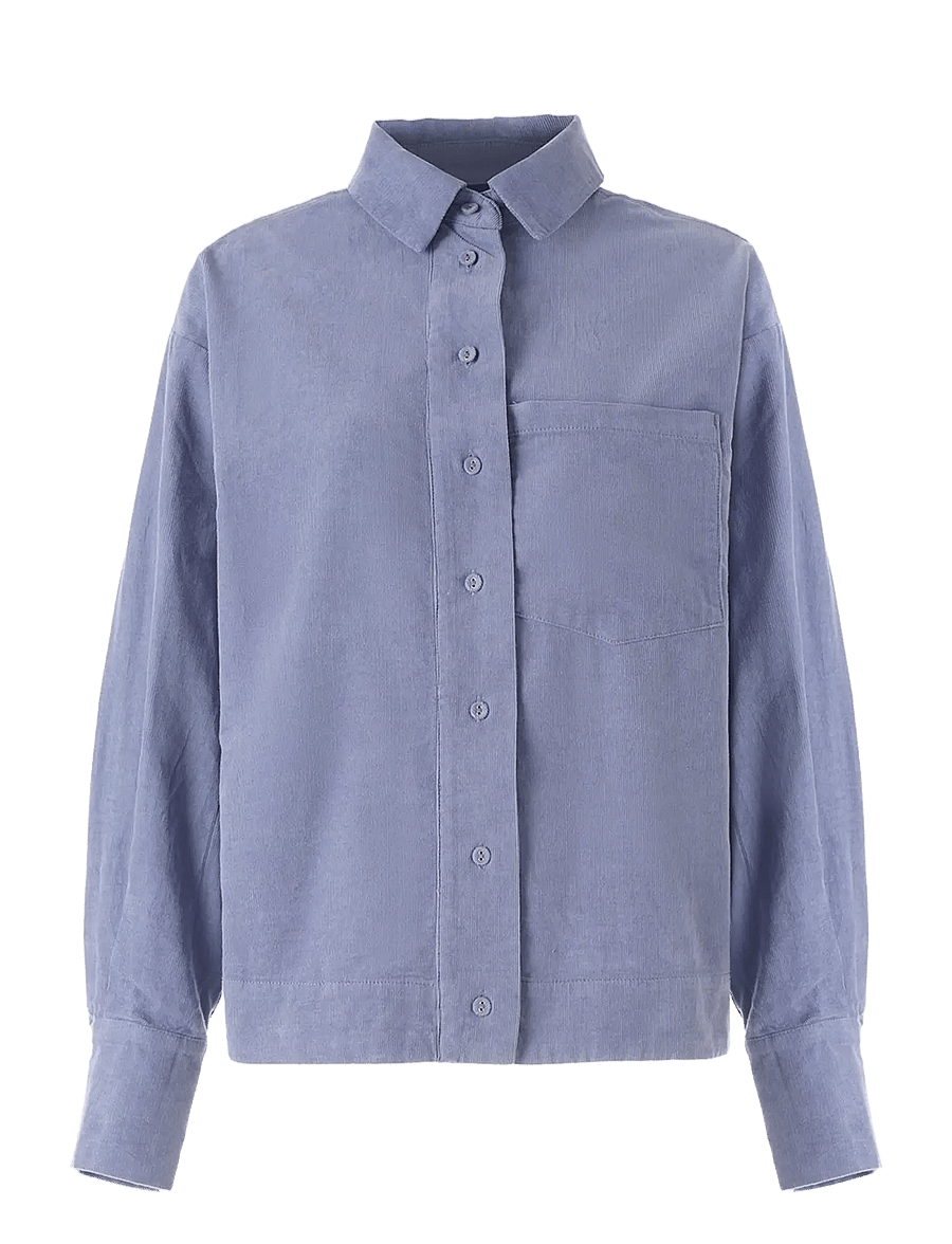 Luxzuz - Makierota Shirt - 531 faded denim - 0