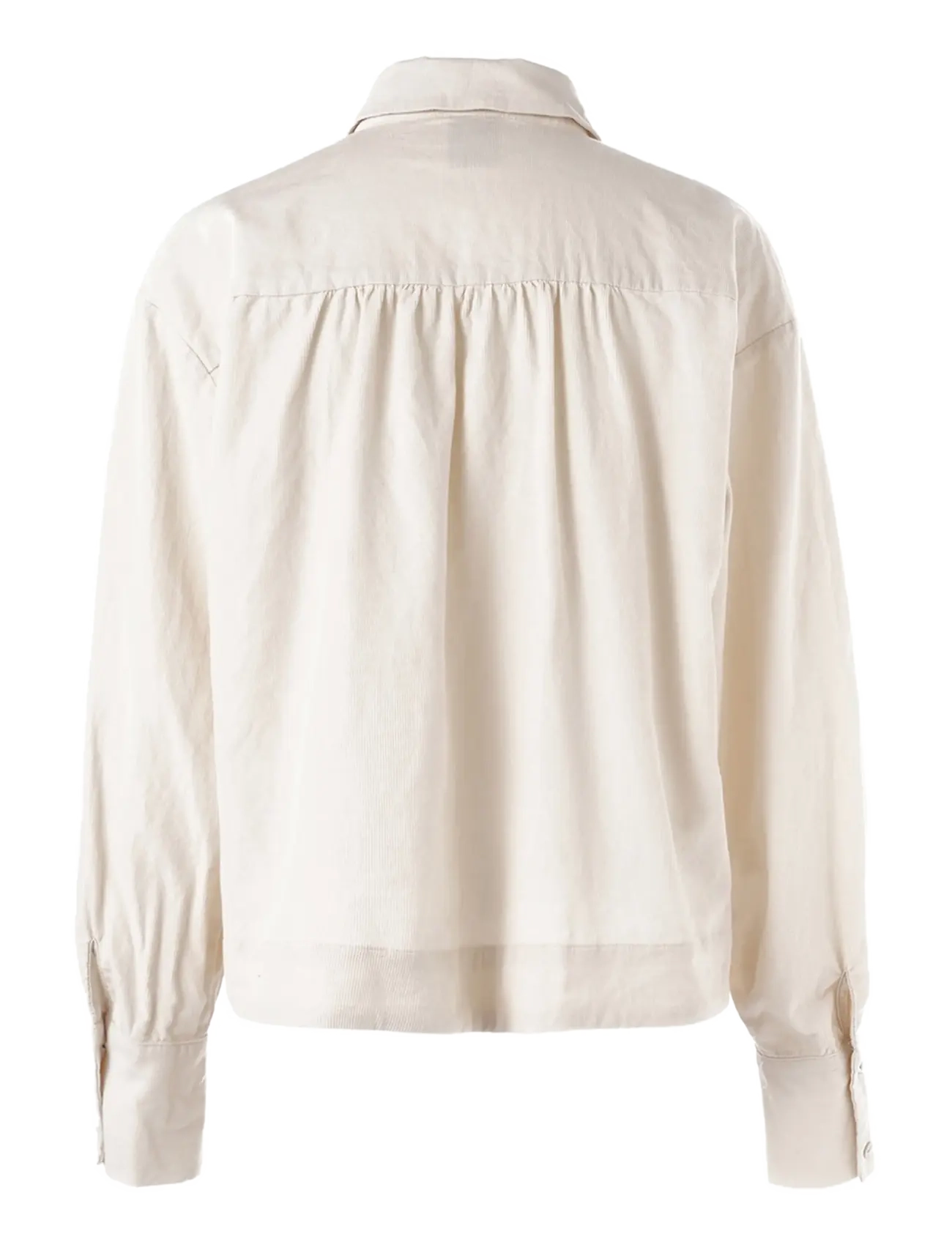 Luxzuz - Makierota Shirt - langärmlige hemden - 741 ecru - 2