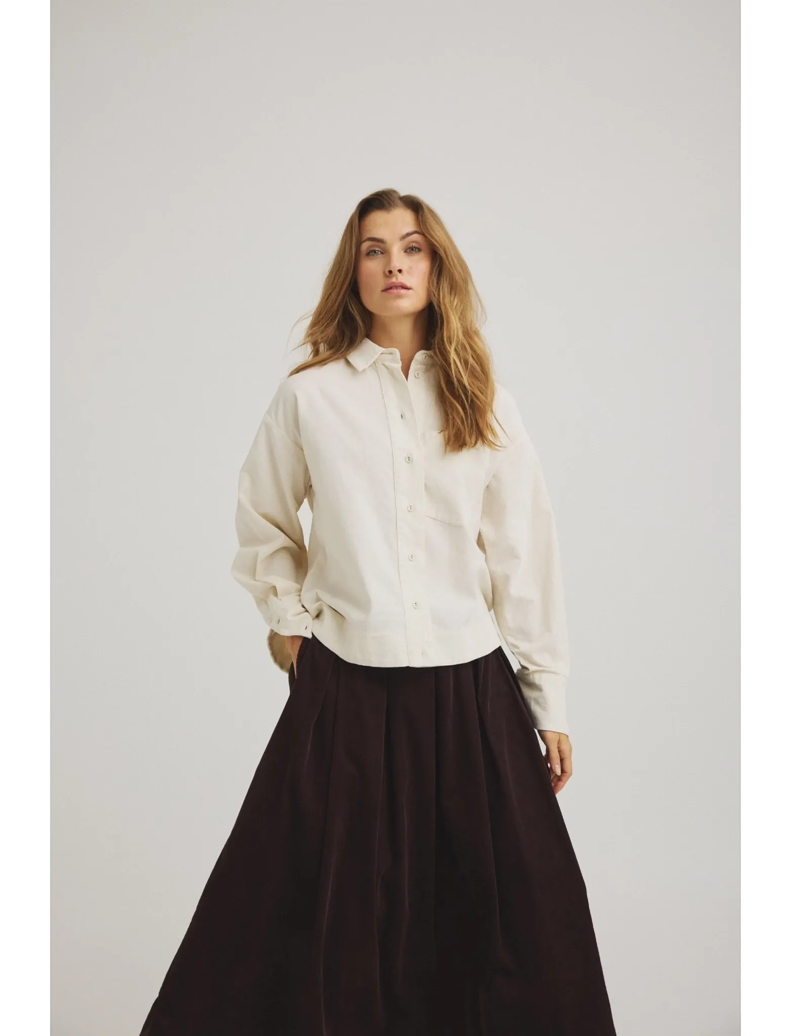 Luxzuz Makierota Shirt - Hemden - 741 ECRU / cream