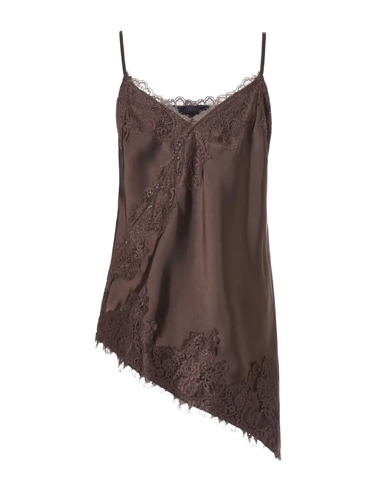 Luxzuz Lennie Top - Ärmellose Tops - BARK BROWN / brown