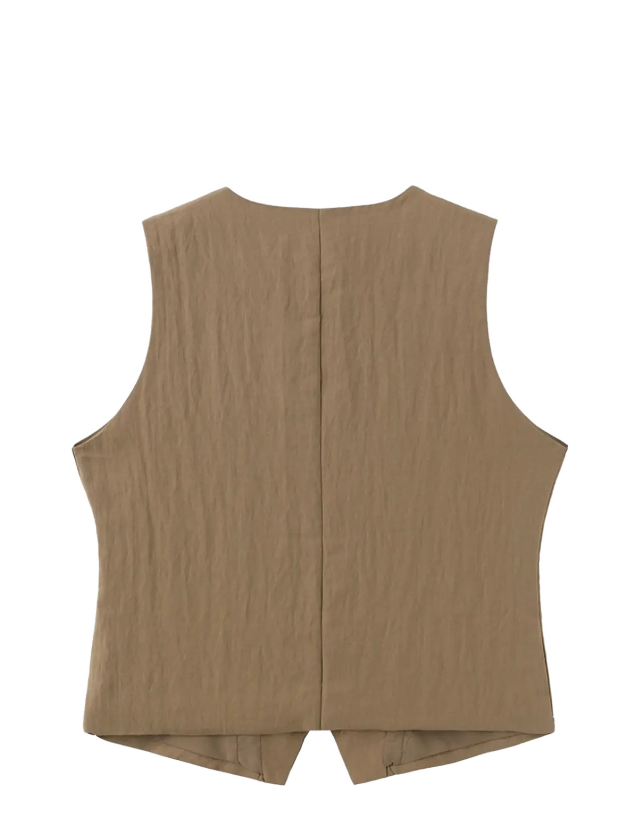 Luxzuz - Alessandra Vest - festkläder till outletpriser - dark sand - 2