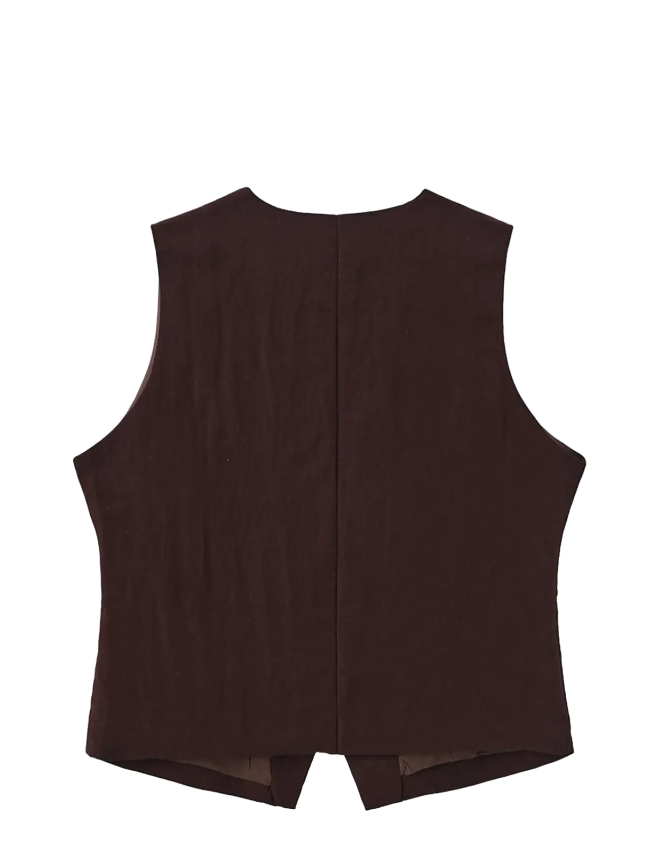 Luxzuz - Alessandra Vest - party wear at outlet prices - wine - 2