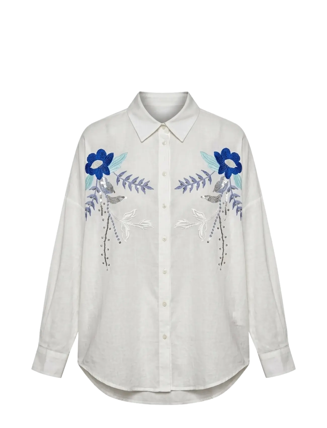 Luxzuz Alexandrina Shirt - Langærmede skjorter - WHITE / white